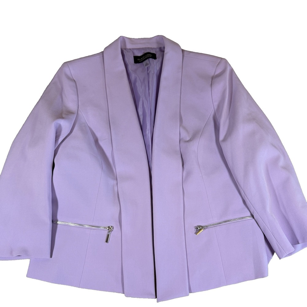 Evan-Picone Black Label Womens 14 Purple Blazer